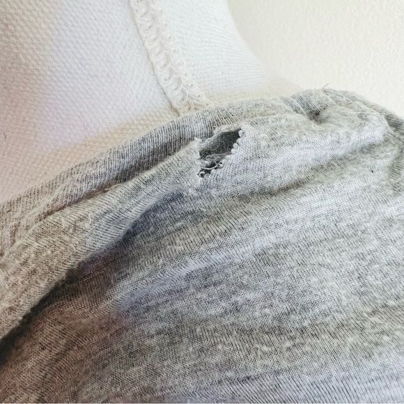 HUF REWORKED Grey Rainbow Ruched Tube Top - Picture 10 of 10